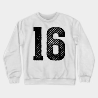 Rough Number 16 Crewneck Sweatshirt